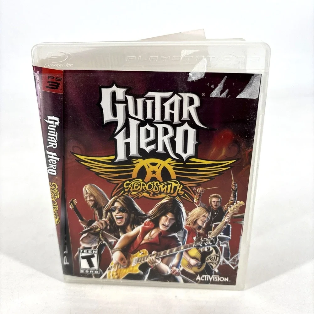 Guitar Hero Aerosmith PS3 Playstation 3 Video Game‎ Fun Music